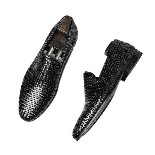 Zapatos de Cuero Tejido para Hombre - Slip-on Ejecutivo - Image 5