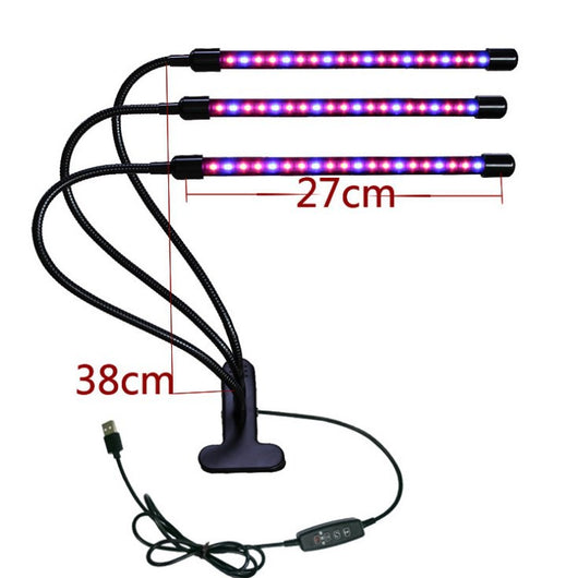Luz LED de Cultivo con Control de Intensidad y Temporizador USB - Image 3