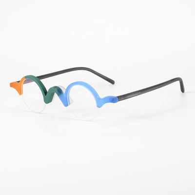 Lentes Retro Azul Claro para Mujer - Protección Digital - Image 5