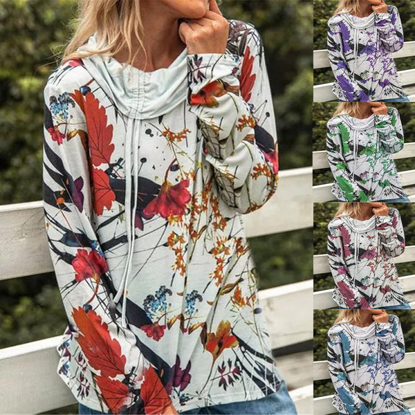 Playera Suelta Estampado Tie-Dye para Mujer