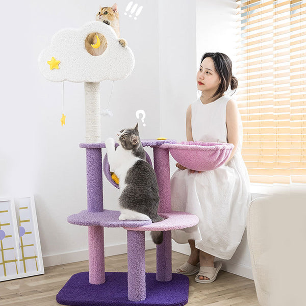 Plataforma Rascador Saltador Gigante para Gatos