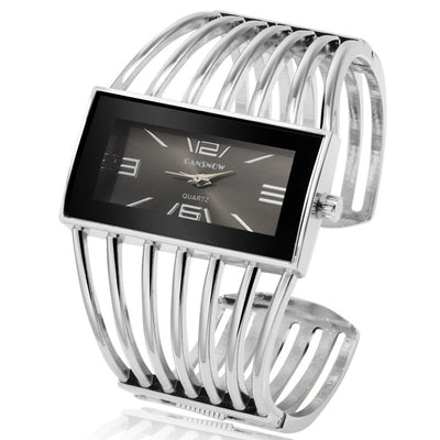 Reloj de Pulsera Lujo Mujer Oro Rosa - Pulsera Brazalete Elegante - Image 6