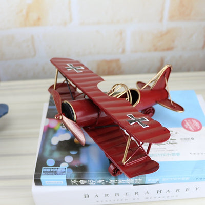 Modelo de Avión Vintage en Hierro Forjado Artesanal - Image 3