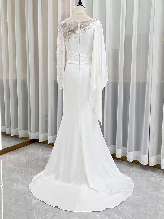 Vestido de Noche Elegante Reductor de Manga Larga Premium - Image 4