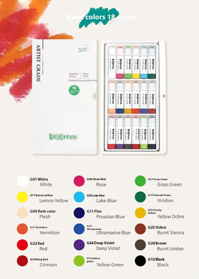 Crayones de Gouache Sólido para Arte y Graffiti - Image 17