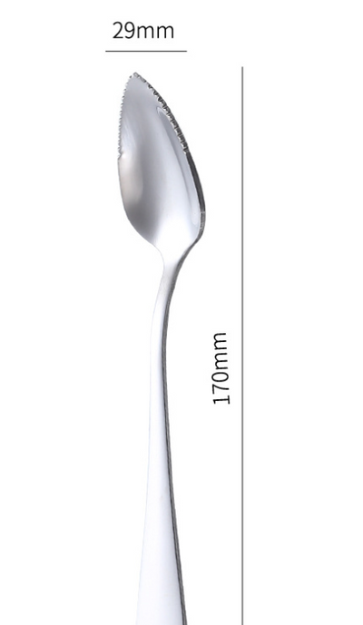 Cuchara para Frutas Acero Inoxidable con Borde Serrado - Image 9