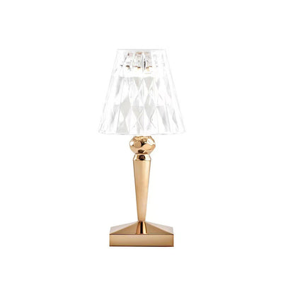 Lámpara de Mesa Recargable con Cristal Diamantado - Image 21