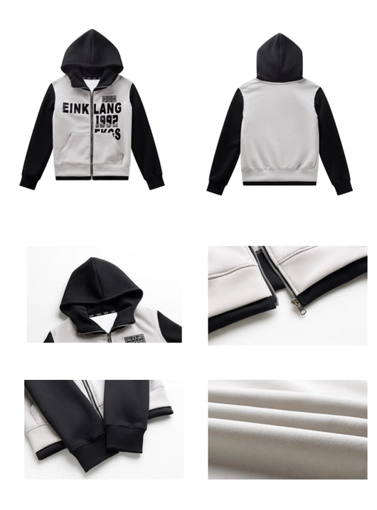 Sudadera Estampada con Letras Ajustada para Mujer - Image 9