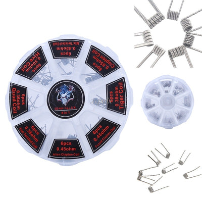 Pack 48 Bobinas Prearmadas - Flat, Twisted, Fused y Clapton - Image 4