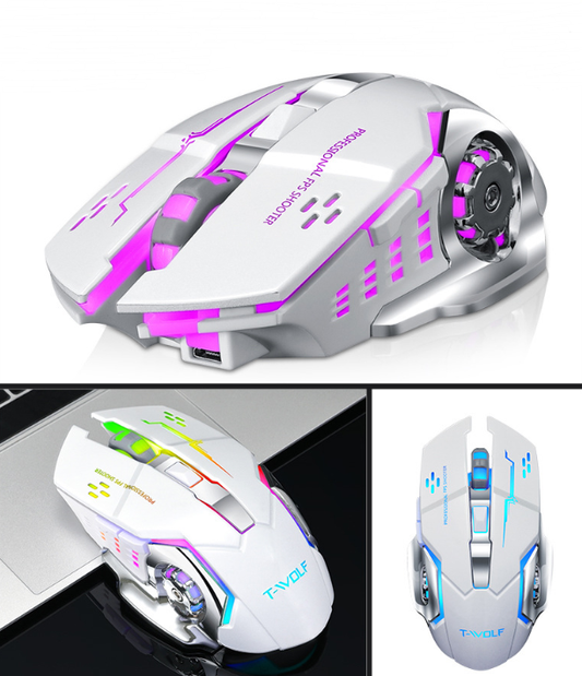 Ratón Inalámbrico Silencioso con Carga Wireless