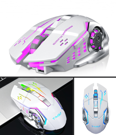 Ratón Inalámbrico Silencioso con Carga Wireless