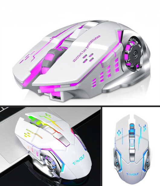 Ratón Inalámbrico Silencioso con Carga Wireless