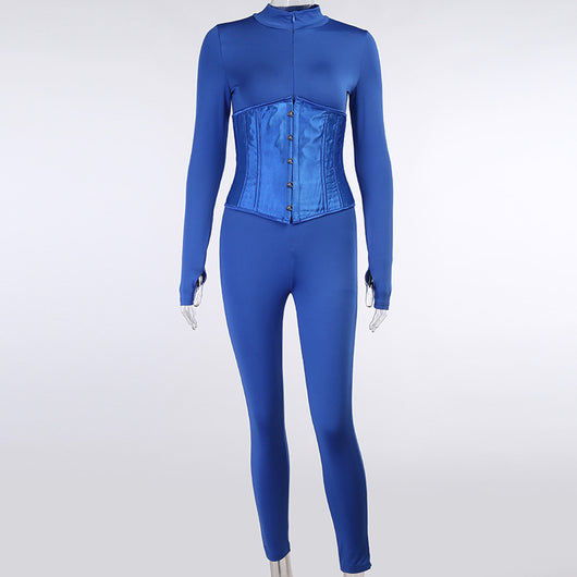 Jumpsuit Casual con Cierre Frontal y Ajuste en Cintura - Image 14