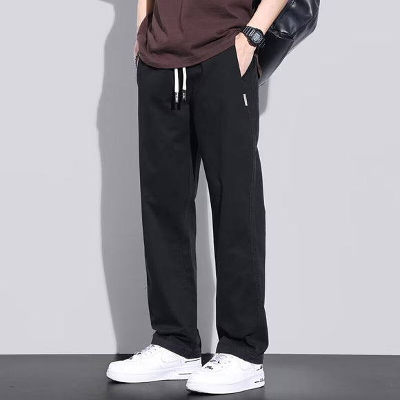 Pantalones de Trabajo Vintage Holgados para Hombre - Estilo Casual Americano