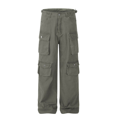Pantalones Cargo Multibolsillos Americanos para Hombre - Image 4