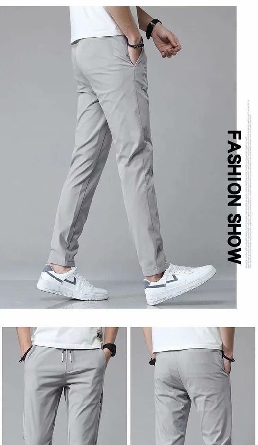 trousers, sweatpants, black, grey, white, casual, sporty - Image 6
