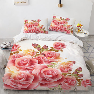 Set de 3 Piezas Impresión 3D Serie Rosas para el Hogar - Image 3