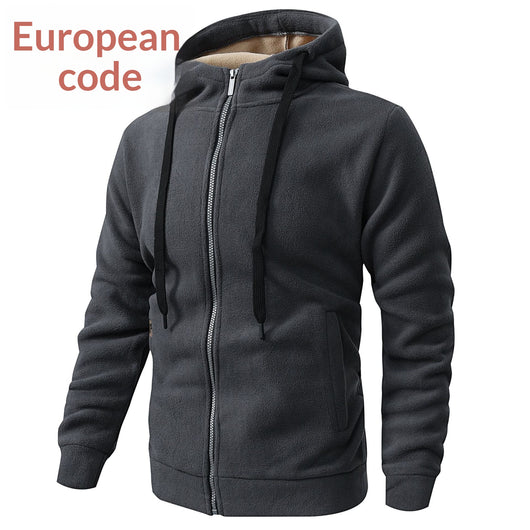 Chaqueta de Forro Polar con Sudadera con Capucha - Diseño Europeo - Image 8
