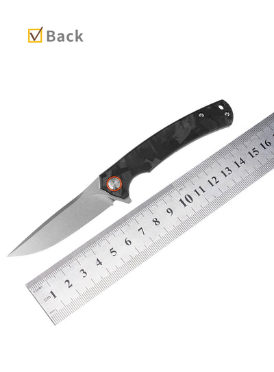 Cuchillo de Acero D2 con Fibra de Carbono para Camping y Aventura - Image 12