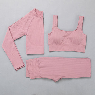 Conjunto Deportivo Yoga Jacquard Elástico Premium - Image 10