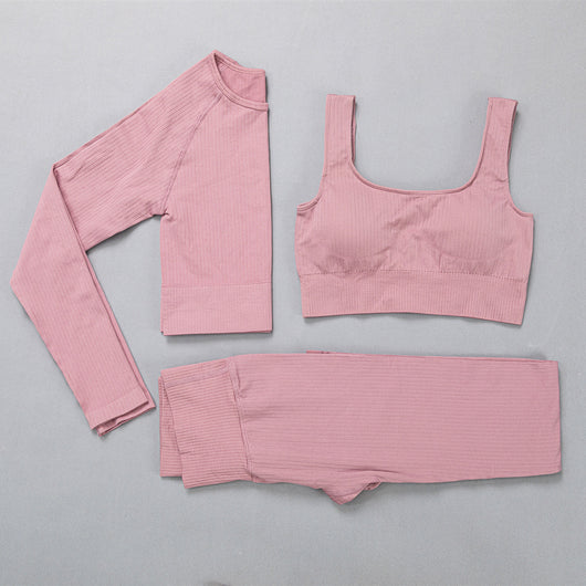 Conjunto Deportivo Yoga Jacquard Elástico Premium - Image 10