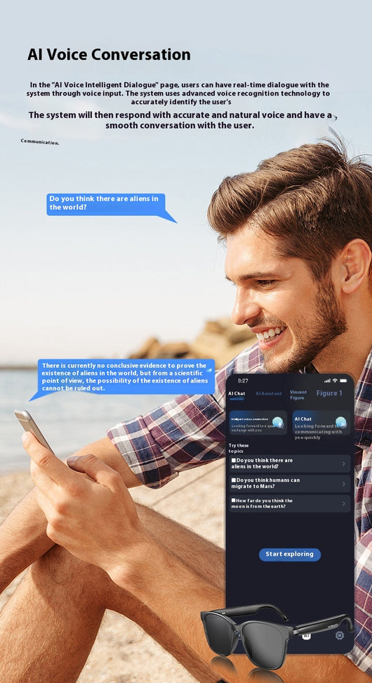 Gafas Inteligentes de Traducción en Tiempo Real con Bluetooth - Image 12