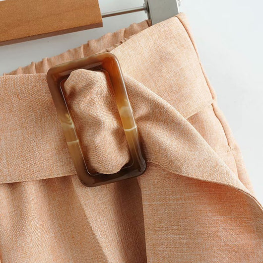Pantalones con Hebilla Cuadrada - Image 4