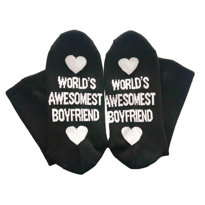 Calcetines Unisex de Algodón con Letras Divertidas - Regalo Perfecto para Parejas - Image 3