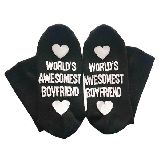 Calcetines Unisex de Algodón con Letras Divertidas - Regalo Perfecto para Parejas - Image 3