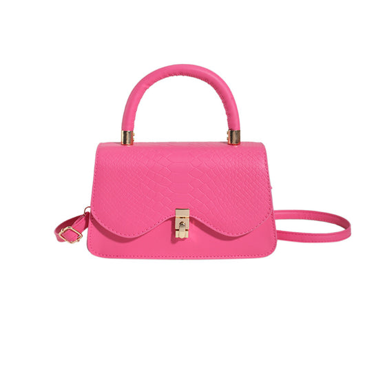 Bolso Bandolera con Patrón de Piel de Serpiente - Image 7