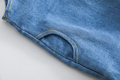 Conjunto de Tirantes Denim para Bebé - Image 23