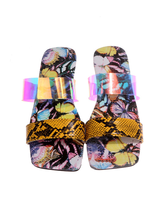 Sandalias Planas para Mujer con Diseño Serpentina y Flores - Image 9