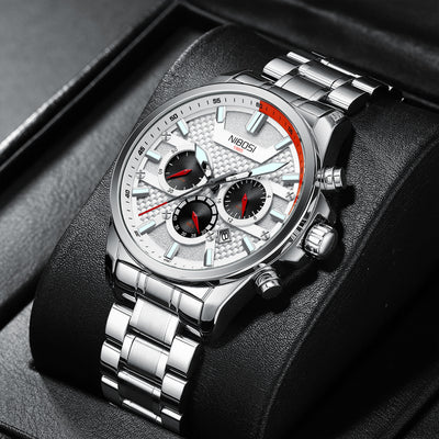 Reloj de Cuarzo Multifuncional Impermeable para Hombre con Tres Ojos - Image 9