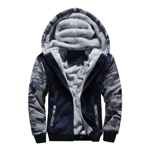 Sudadera Canguro Gruesa con Capucha - Abrigo Casual Cálido para Hombre - Image 7