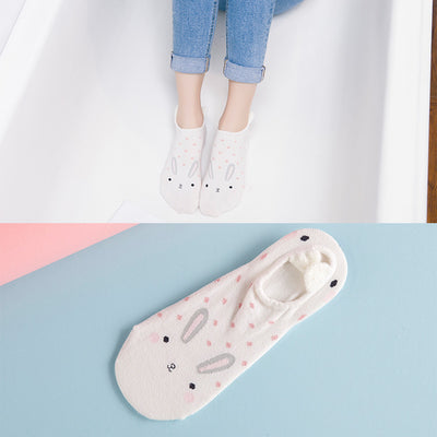 Calcetines de Algodón Estampados Adorables para Mujer - Image 13