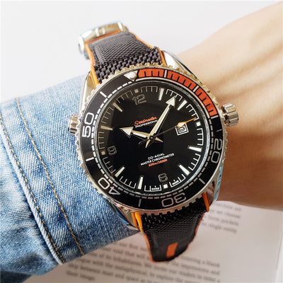 Reloj de Cuarzo Casual para Hombre - Diseño Redondo Negro - Image 3