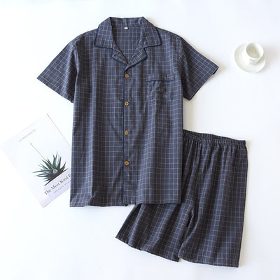 Conjunto de Pijama Camisón a Cuadros - Image 45