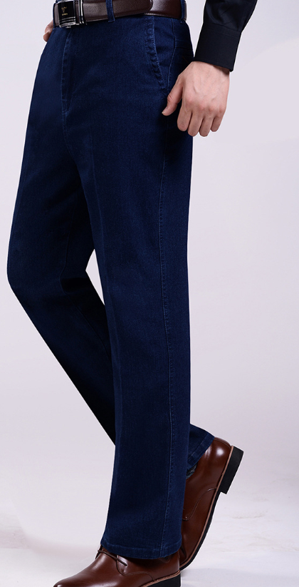 Jeans Elásticos para Hombre Mayor - Cintura Cómoda y Ajuste Holgado - Image 3