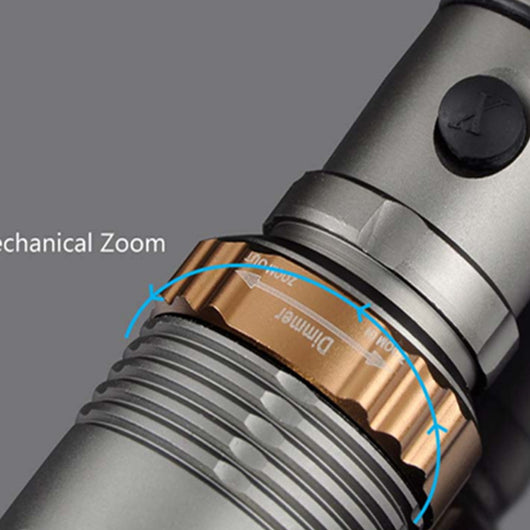 Linterna LED Táctica T6 de Aluminio con Enfoque Rotativo - Image 5