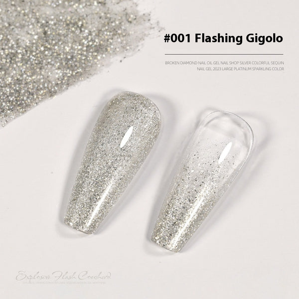 Esmalte de Uñas Láser UV con Brillo Secuencial