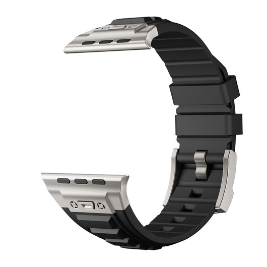 Correa Elástica de Silicona con Hebilla Metálica Plegable para iWatch 1-9 - Image 40