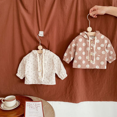 Cardigan Protector Solar con Estampado de Lunares para Bebé - Image 9