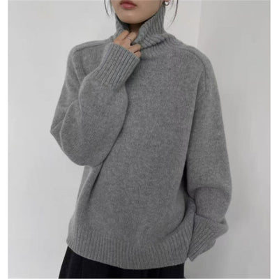 Suéter de Cuello Alto en Lana para Mujer - Image 19