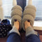 Zapatillas Cómodas para Parejas - Diseño Suave y Cálido con Talón Bajo