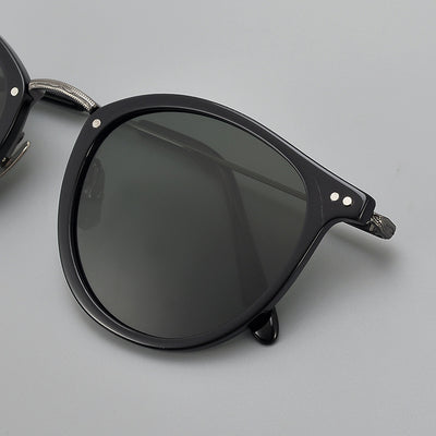 Gafas de Sol Polarizadas de Titanio Puro Japonesas Artesanales Transparentes - Image 12