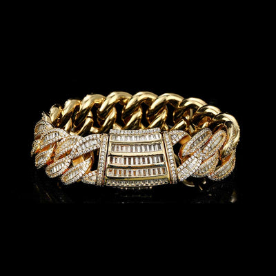 Cadena Cubana Miami 15mm-20mm Chapada en Oro Real con Cierre Tipo Buckle - Image 17