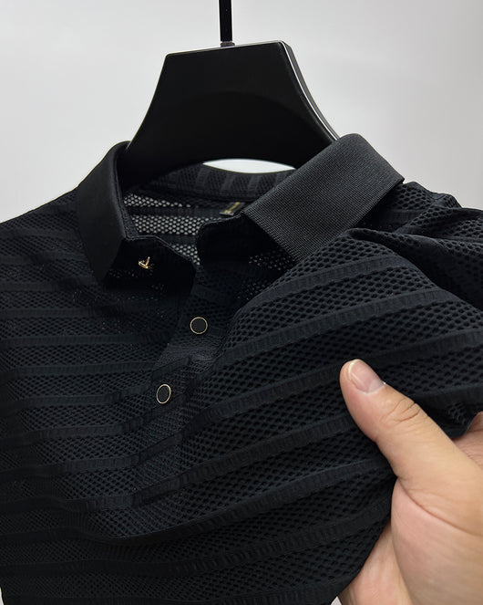 Camiseta Hombre Manga Corta Mesh Calada Seda de Hielo Premium - Image 6