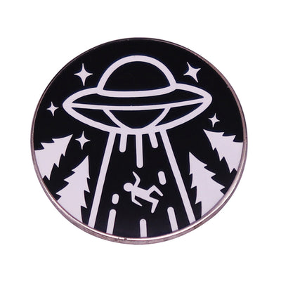 Broche Insignia Ovni Nave Alienígena Rayo Cósmico - Image 5