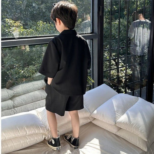 Traje Casual de Manga Corta para Niños - Image 4