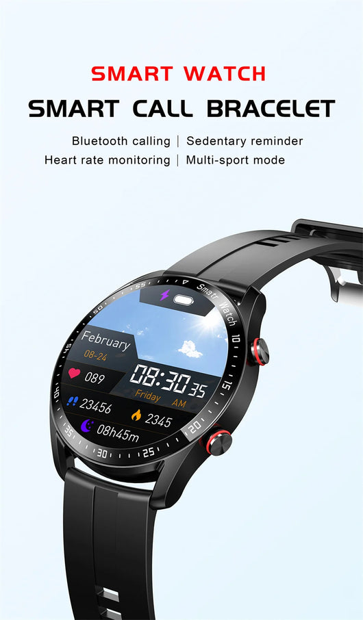 Reloj Inteligente ECG con Llamadas Bluetooth y Correa de Acero Inoxidable - Image 10
